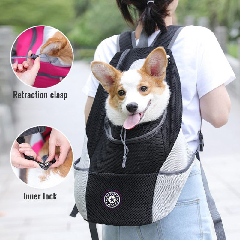 Portable Pet Backpack for Walks, Trips, and Adventures