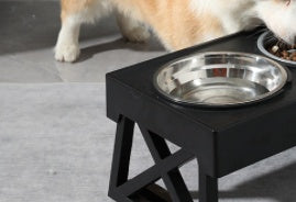 Elevated Dog Bowl for Comfy, Anti-Choke Feeding