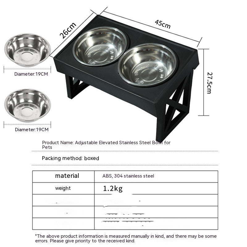 Elevated Dog Bowl for Comfy, Anti-Choke Feeding
