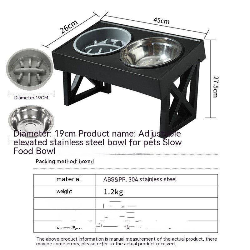 Elevated Dog Bowl for Comfy, Anti-Choke Feeding