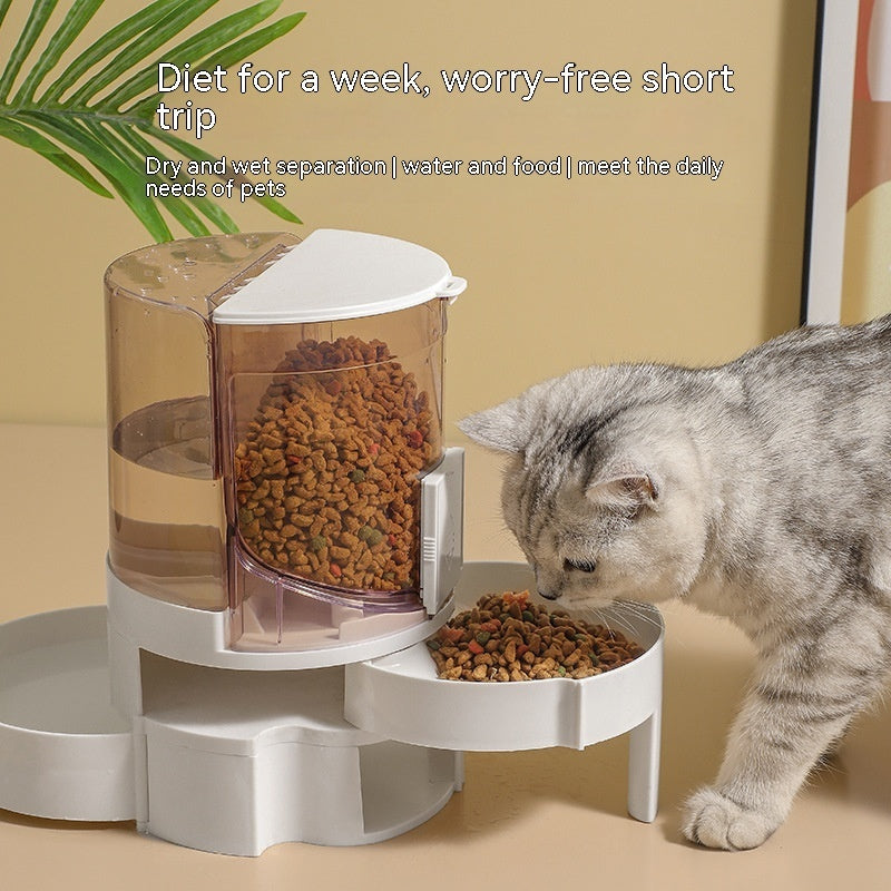 Smart Pet Feeder with Automatic Water Change System